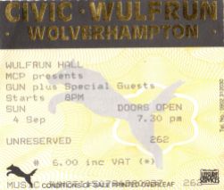 Gun [4 Sep 1994] Wolverhampton Civic Hall